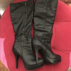 Charlotte Russe knee high boots